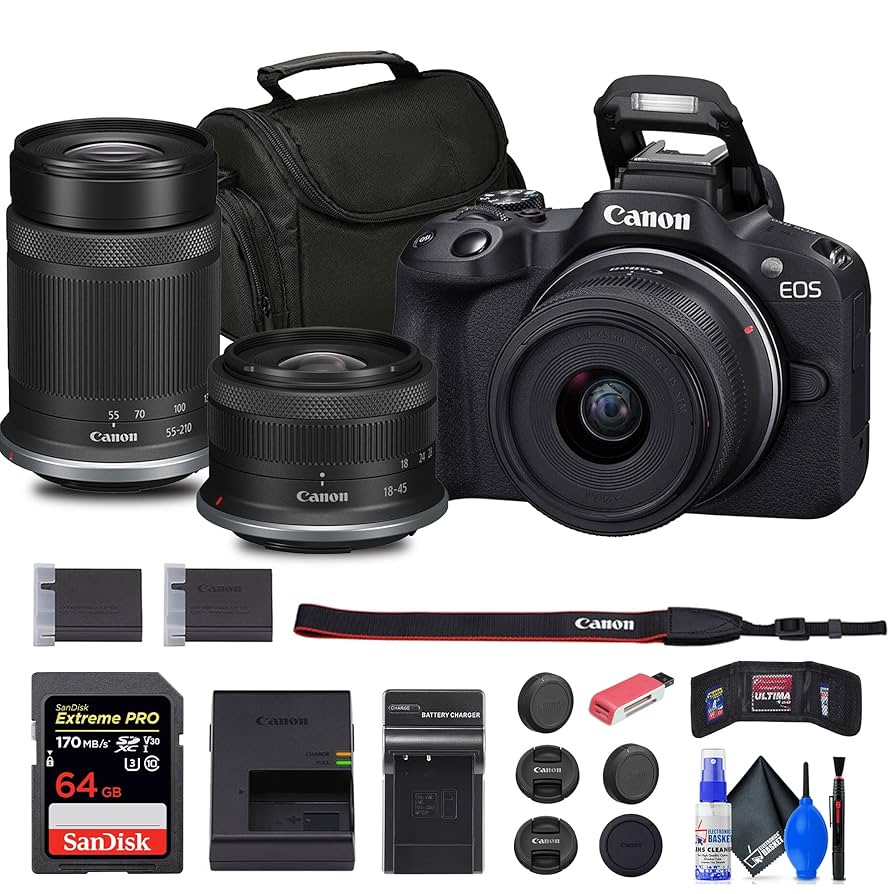 Amazon.com : Canon EOS R50 Mirrorless Camera with 18-45mm
